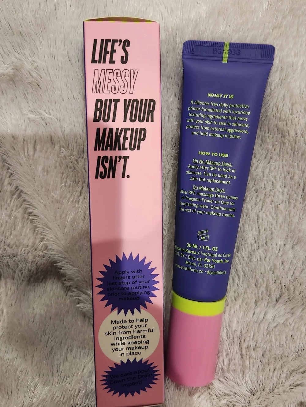 YF NIB Duo Date Night Skin Tint Serum Foundation & Pregame Primer